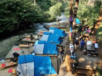 BANDUNG, Muara Rahong Glamping Riverside